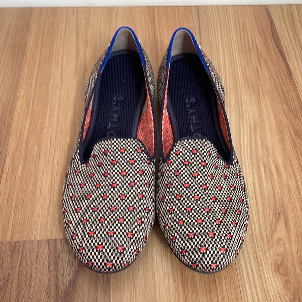 Rothy’s Coral Dot Loafers , never used , no original box , size 6 US/36 Europe